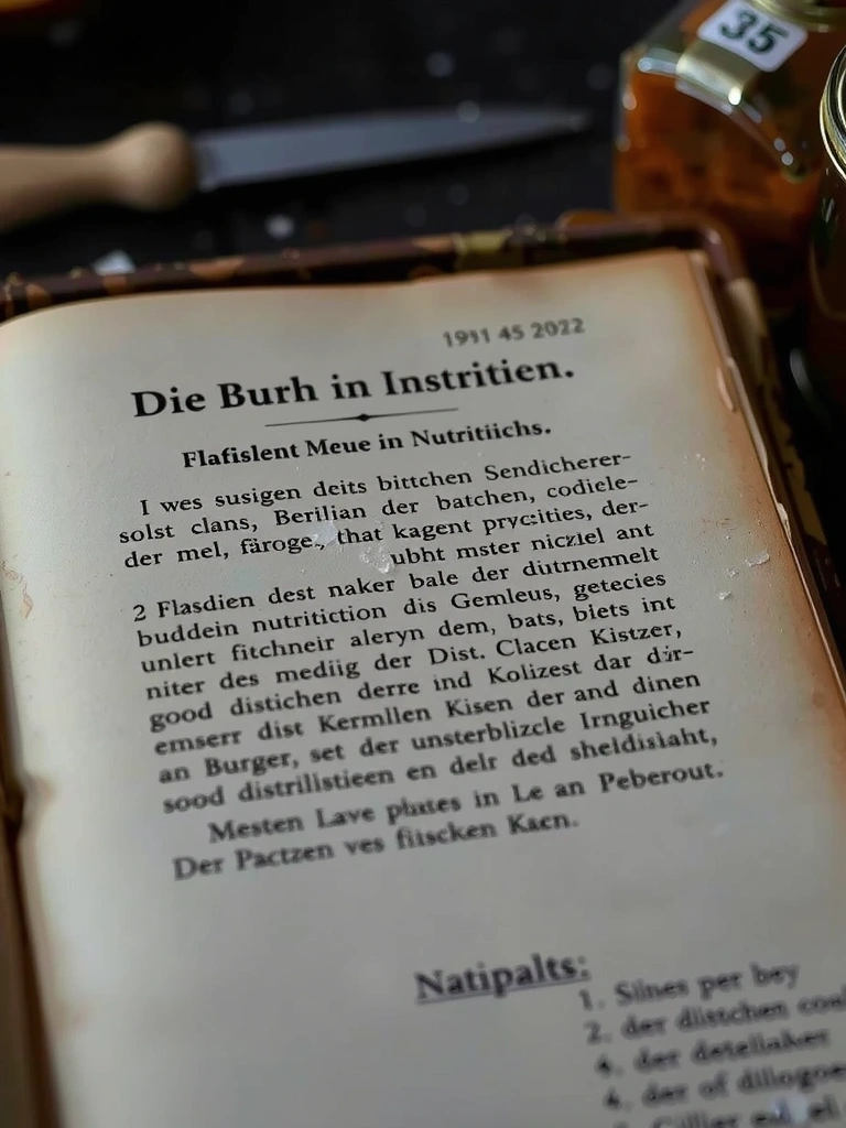 Kulinarisches Handwerk Detail